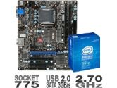 MSI G41M-E43 Motherboard and Intel Pentium Dual Core E5400 Processor Bundle (MSI Computer: G41M-E43 w/ E5400)