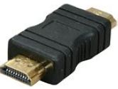 SYBA CL-ADA31015 HDMI Male (19-pin) to HDMI Male (19-pin) Adapter, RoHS (Syba: CL-ADA31015)