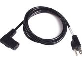 StarTech 6 ft. Standard Computer Power Cord - NEMA 5-15P to Right Angle C13 (STARTECH: PXT101L)