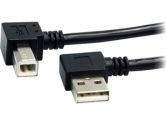 3FT USB A to B Right Angle USB Cable (Startech.com Ltd: USB2HAB2RA3)