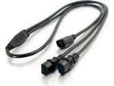 Cables To Go 6 ft. 16 AWG 1-to-2 Power Cord Splitter (1 IEC320C14 to 2 IEC320C13) (Cables To Go: 29818)