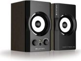 Wooden USB Speaker 150HZ-20KHZ 4W Bass Rellex / Speaker Diameter - 60MM / 3.5MM /BLACK (Others: SP-008-Blk)