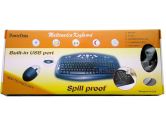 Multimedia PS2 Keyboard W/ USB EXT Port + Mouse Combo (Others: KB-KB/MOU-6018)