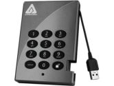 APRICORN Aegis Padlock 500GB 2.5" Secure 256-bit AES Hardware Encrypted Portable Hard Drive (Apricorn Inc.,: A25-PL256-500)