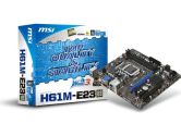 MSI H61M-E23 (B3) Micro ATX Intel Motherboard