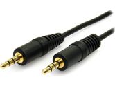 StarTech 1 ft. Slim 3.5mm Stereo Audio Cable - M/M (STARTECH: MU1MMS)