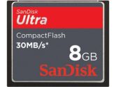 SanDisk 8GB Ultra Compact Flash CF Memory Card (SANDISK: SDCFH-008G-U46S)