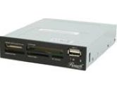 Rosewill RCR-IC002 74-in-1 USB 2.0 3.5" Internal Card Reader w/ USB port / Extra silver face plate (Rosewill: RCR-IC002)