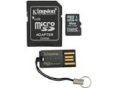 Kingston 16GB Micro SDHC Flash Card Bundle Kit (with a full-size SD adapter and USB reader) (Kingston Technology Corp.: MBLY4G2/16GB)