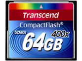 Transcend 64GB Compact Flash (CF) 400X Flash Card (Transcend: TS64GCF400)