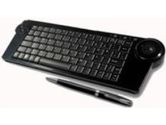 SolidTek Black 2.4GHz Wireless Keyboard with Trackball (SolidTek: KB-4251B)