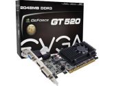 EVGA GeForce GT 520 (Fermi) 02G-P3-1529-KR Video Card (eVGA: 02G-P3-1529-KR)