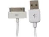 Link Depot 6.56 ft. / 2m Apple Dock Connector to USB 2.0 - Compatible with iPhones & iPods (Link Depot Corp.: LD-APLUSB-2M)