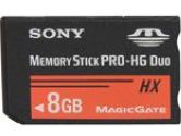 SONY 8GB Memory Stick PRO-HG Duo HX Flash Card (Sony: MSHX8B)