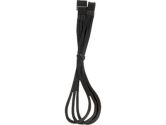 Bitfenix Alchemy Premium Sleeved 3PIN Male to 3PIN Female Fan Extension Cable Black 30CM (BitFenix: BFA-MSC-3F30KK-RP)