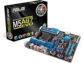 ASUS M5A97 Evo ATX AM3+ DDR3 AMD 970 2PCI-E16 2PCI-E1 2PCI USB3.0 SATA3 GBLAN Motherboard