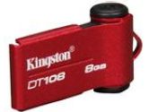 Kingston DataTraveler 108 8GB USB2.0 Flash Drive Red