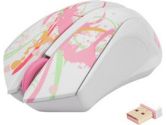 G-CUBE Paint Splash 2.4G Ultra Far Wireless Optical Mouse Pink (G-Cube: MO-P3P)