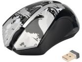 G-CUBE Paint Splash 2.4G Ultra Far Wireless Optical Mouse Black (G-Cube: MO-P3K)