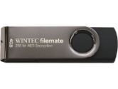 Wintec 3FMUSBN4GWB-R FileMate Swivel USB Drive - 4GB, USB 2.0, 256 Bit AES Encryption (Wintec: 3FMUSBN4GWB-R)