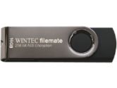 Wintec 3FMUSBN16GWB-R FileMate Swivel USB Drive - 16GB, USB 2.0, 256 Bit AES Encryption (Wintec: 3FMUSBN16GWB-R)