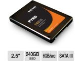 Patriot PP240GS25SSDR Pyro Series 240GB 2.5IN SATA3 Solid State Disk Flash Drive SSD (Patriot: PP240GS25SSDR)