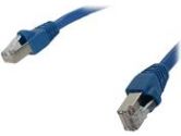 Kaybles CAT6A-1S 1 ft. Stranded STP Network Cable Blue Color (Kaybles: CAT6A-1S)