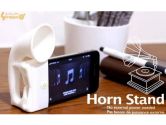 Silicone Horn Stand for IPONE-EFFECTIVELY Amplified Music From Your iPhone White (nGear Technologies Inc.: ACC-IPHONE-HORN)