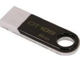 Kingston DT109K/8GBZ Data Traveler 109 USB Flash Drive - 8GB (Kingston: DT109K/8GBZ)