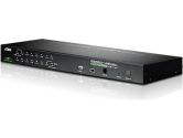 Aten 16 Port IP KVM Switch with shared local and remote access bus (Aten: CS1716I)