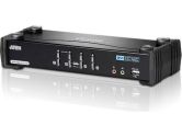 Aten 4 Port Dual Link DVI KVM Switch with USB 2.0 and Audio Support (Aten: CS1784A)