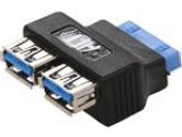 AFT U3-20A USB 3.0 to 20-Pin Adapter for Motherboard (Atech Flash Technology: U3-20A)