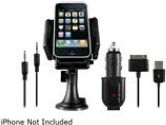 Hipstreet Auto Essential Universal Mountable Kit for IPOD IPHONE Mobile Phones and MP3 Players W (Hipstreet: HS-IPDAUTOKIT)