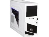 Thermaltake Commander MS-I Snow Edition ATX Mid Tower Case WHITE/BLACK 1X3.5EXT 5X3.5INT No PSU (Thermaltake: VN40006W2N)