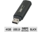 Kingston DataTraveler 6000 USB Flash Drive - USB 2.0, 4 GB (Kingston: DT6000/4GB)