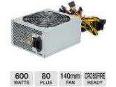 COOLMAX ZX Series ZX-600 600W Power Supply (CoolMax: ZX-600)