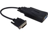 Startech High Resolution Video DVI to VGA Converter DVI-D Male Digital Video HD-15 Female VGA Black (Startech.com: DVI2VGACON)