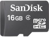 SanDisk 16GB microSDHC Flash Memory Card With SD Card Adapter (SANDISK: SDSDQM-016G-B35SA)