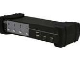 SYBA SY-KVM20108 4-Port USB DVI KVM Switch with Speaker, Microphone, Printer and Thumb Drive Supp (Syba: SY-KVM20108)