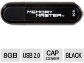 Memory Master USB Flash Drive - 8GB, USB 2.0 (Memory Master: P-FD8GB-GE/MMOX)