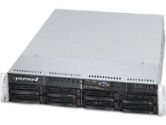 CybertronPC Imperium TSVIIA142 2U Rackmount Server - Intel Xeon E3-1220 3.10GHz, 8GB DDR3, 4x 500GB HDD, RAID 5, 8x Hot-Swap Bays, Dual Gigabit LAN, No OS (Cybertron: TSVIIA142)