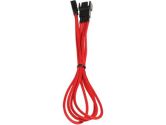 Bitfenix Alchemy Premium Sleeved 4PIN Male to Female PWM Fan Extension Cable Red 30CM (BitFenix: BFA-MSC-4F30RK-RP)