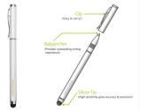 Mlg 6136TS Touch Screen Stylus Pen With Ballpoint Pen White (Mediasonic: MLG-6136TS-White)