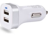 Momax XC Series USB Car Charger Dual USB Port - White (Momax: SCC02DW)