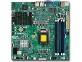 Supermicro X9SCM-F Xeon LGA1155 DDR3 ECC 4SATA2 2 SATA3 4PCIE 2GBE IPMI mATX Bulk (SuperMicro: MBD-X9SCM-F-B)