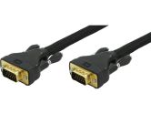 Ion Cables OD8.0MM 15PIN/M-15PIN/M 6FT Gold Plated Plugs Covered With Nylon Sleeve (Ion Cables: ION-VGA 6FT)