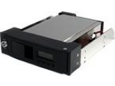 StarTech 5.25in Trayless Hot Swap Mobile Rack for 3.5in SATA HDD with LCD & Fan (STARTECH: HSB110SATBK)