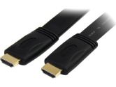 10FT HDMI-TO-HDMI M/M High Speed Flat Cable With Ethernet (Startech.com: HDMIMM10FL)