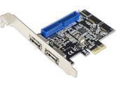 Syba SD-PEX50049 Combo eSATA 6Gbps + IDE PCI-E Card With Hardware RAID Marvell 88SE9128 Chipset (Syba: SD-PEX50049)