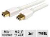 StarTech 2m White Mini DisplayPort&#174; Cable - M/M (Startech: MDPMM3MW)